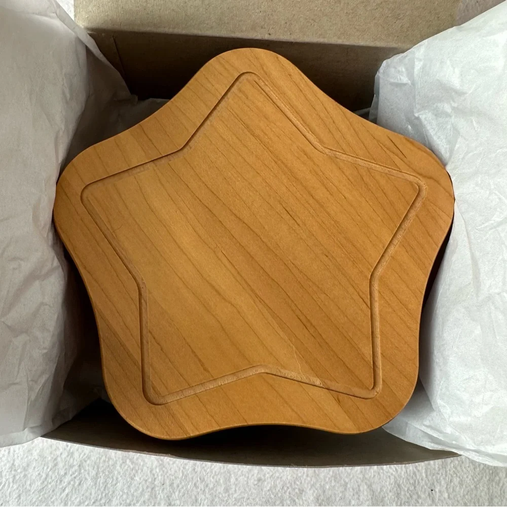 Longaberger 2001 Twinkle Twinkle Basket Tree Trimming Collection Star Shaped EUC